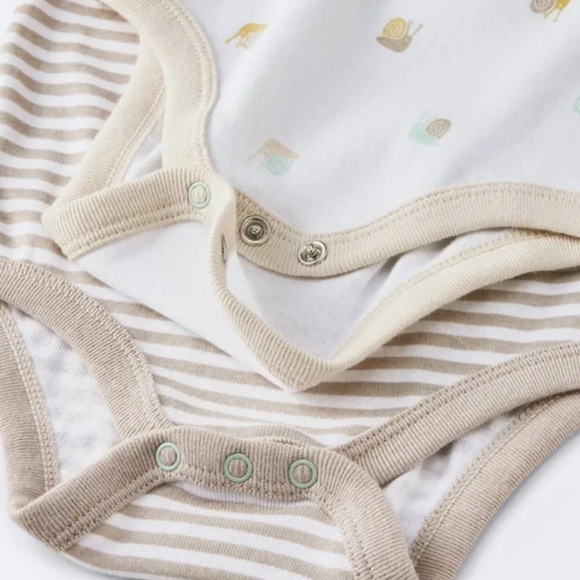 Cloud Island Baby Sleeveless Henley Bodysuits 3 Pack 12-18 Months - Picture 3 of 3